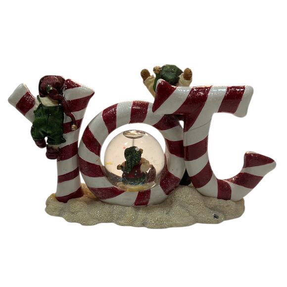 Boyds Bear Jingle Jangle Joe Z Elfbeary Water‎ Globe Christmas collectible - Picture 2 of 9